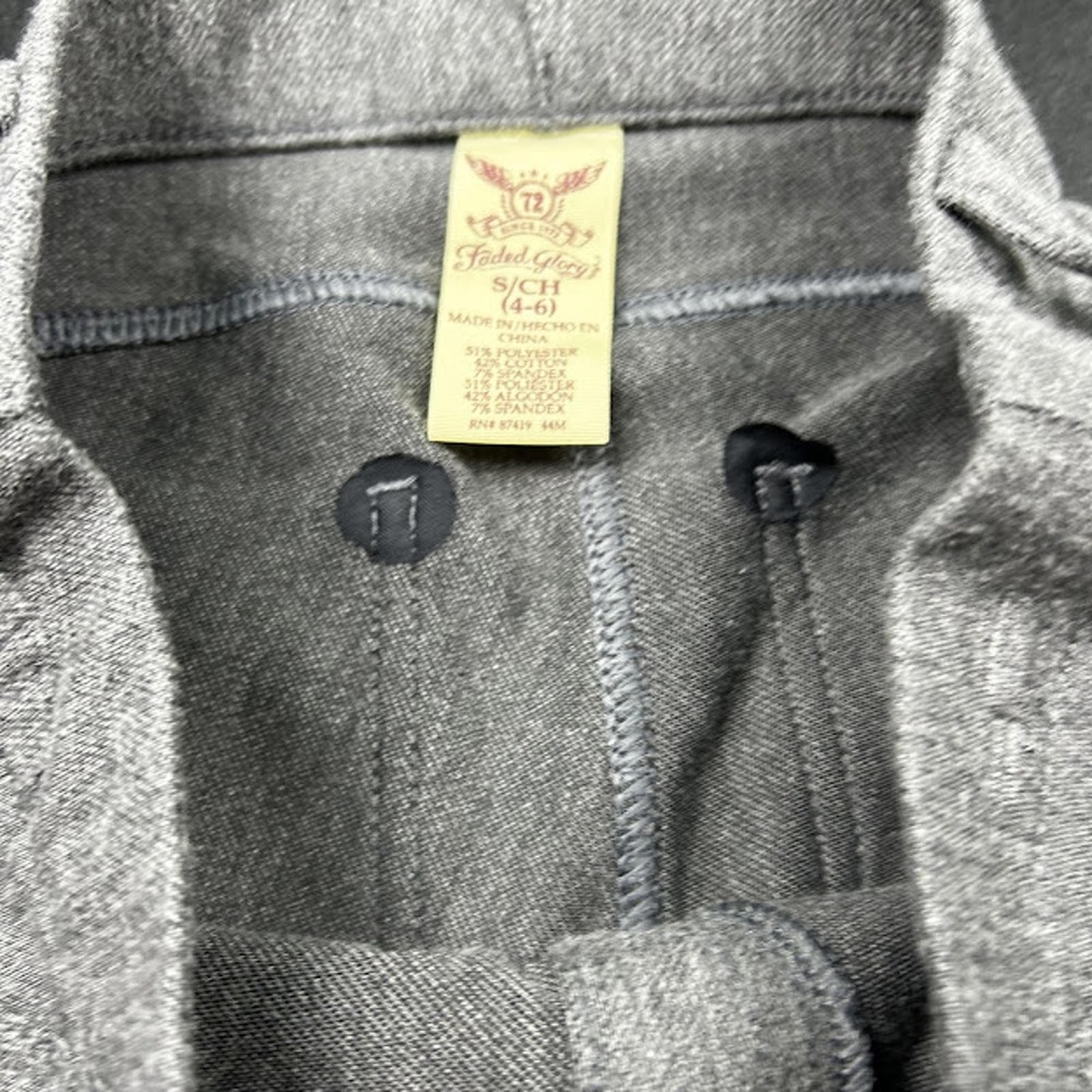 Faded Glory Women's Jeggings S Grey Stretch EUC - Picture 3 of 5